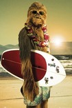 Chewbacca / Surf Board Poster 1349