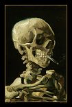 Van Gogh / Skull Poster AP618