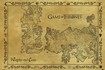 Game Of Thrones Map 11 x 17 Card